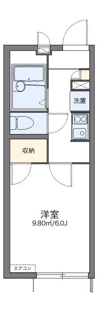 レオパレス華 間取り図