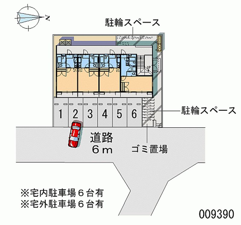 レオパレスリヴェール 月極駐車場