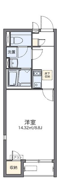 レオネクスト下新庄 間取り図