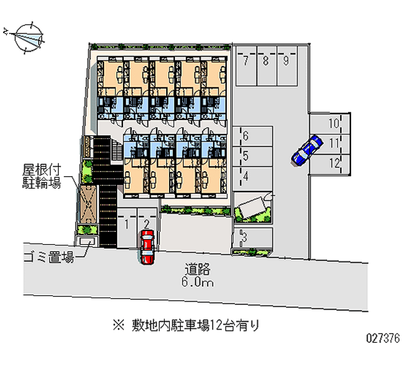 レオパレス喜勇 月極駐車場