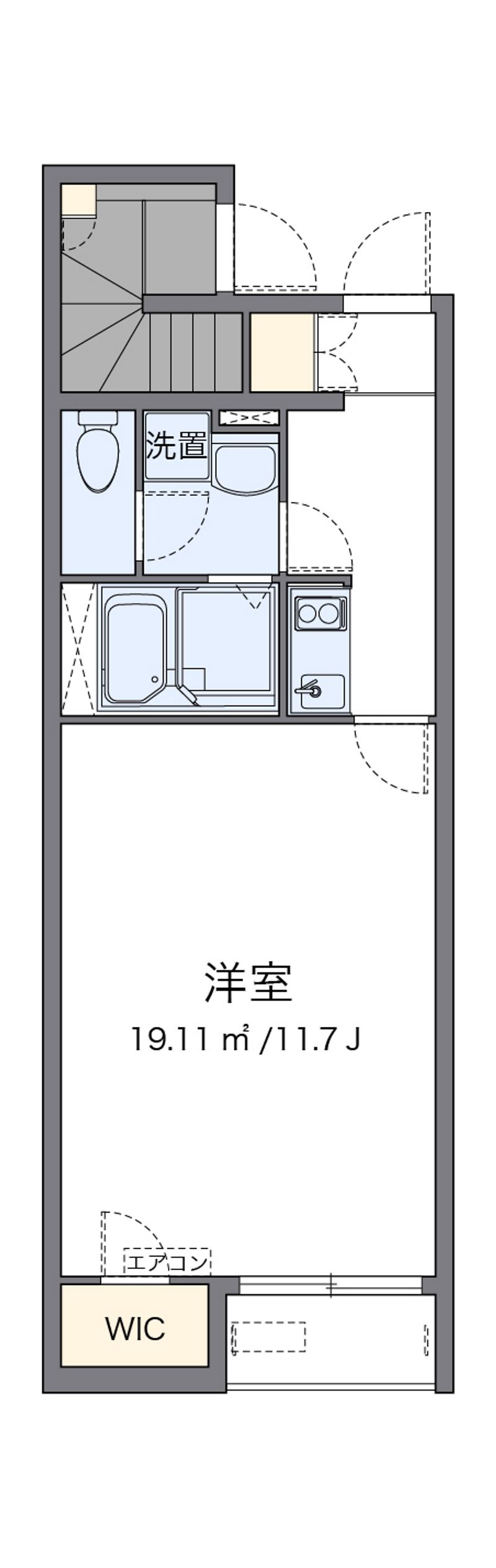 クレイノフローレ 間取図