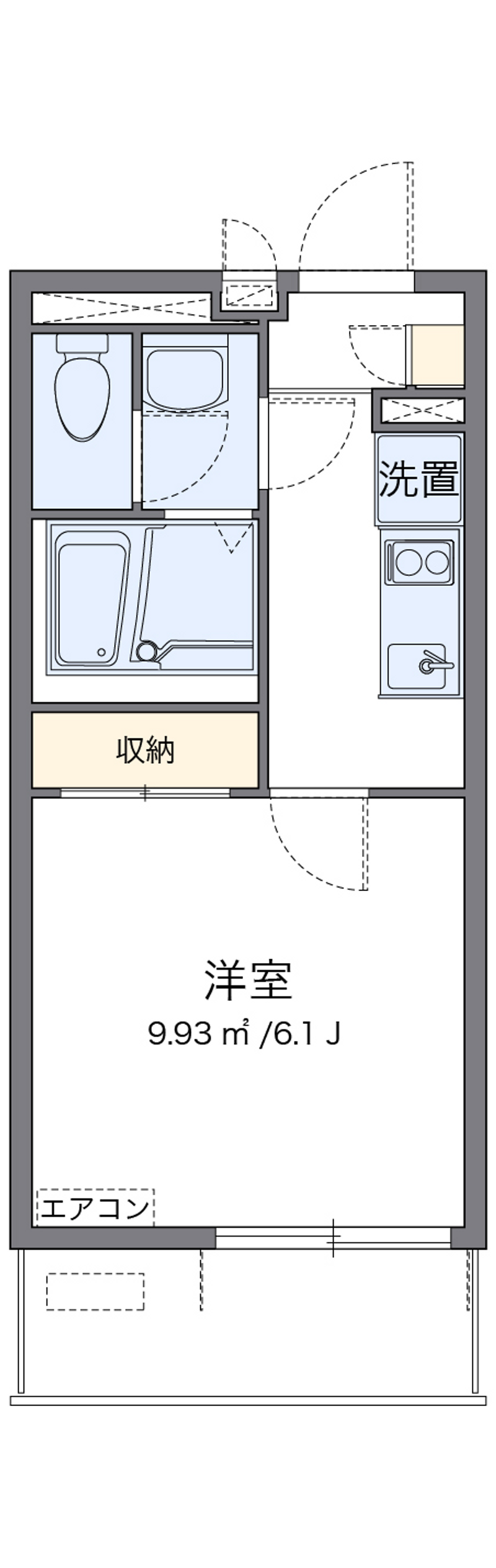 クレイノのぞみＢ 間取図