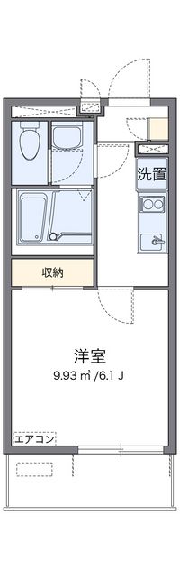 クレイノのぞみＢ 間取り図