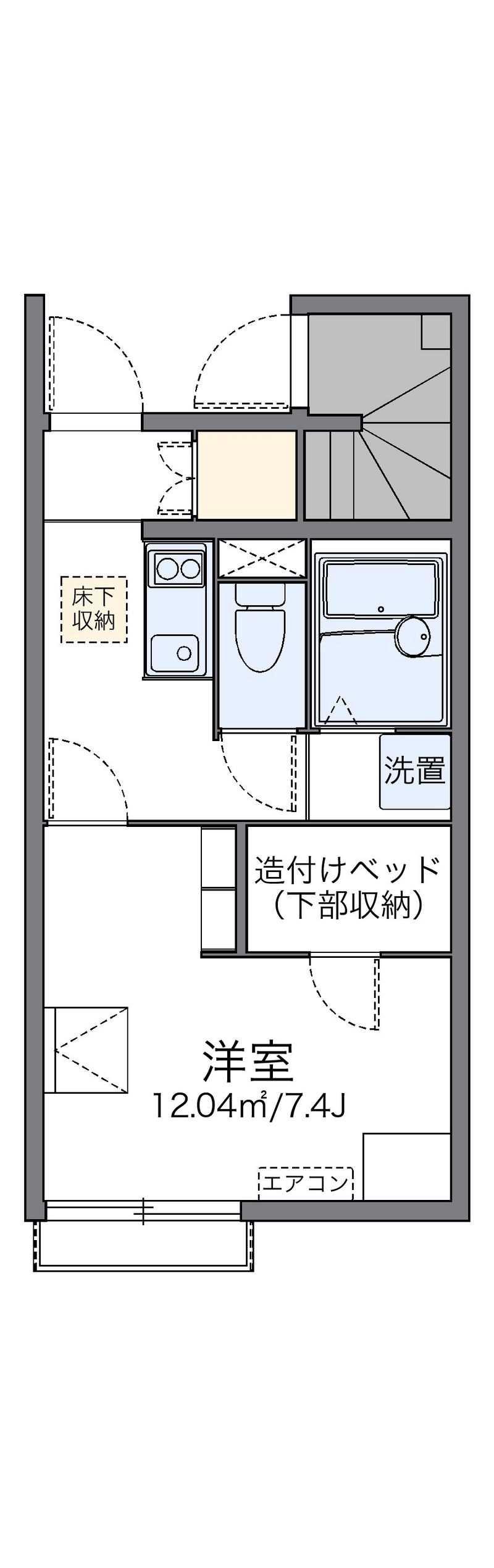 レオネクストコスモエステートＢ 間取図
