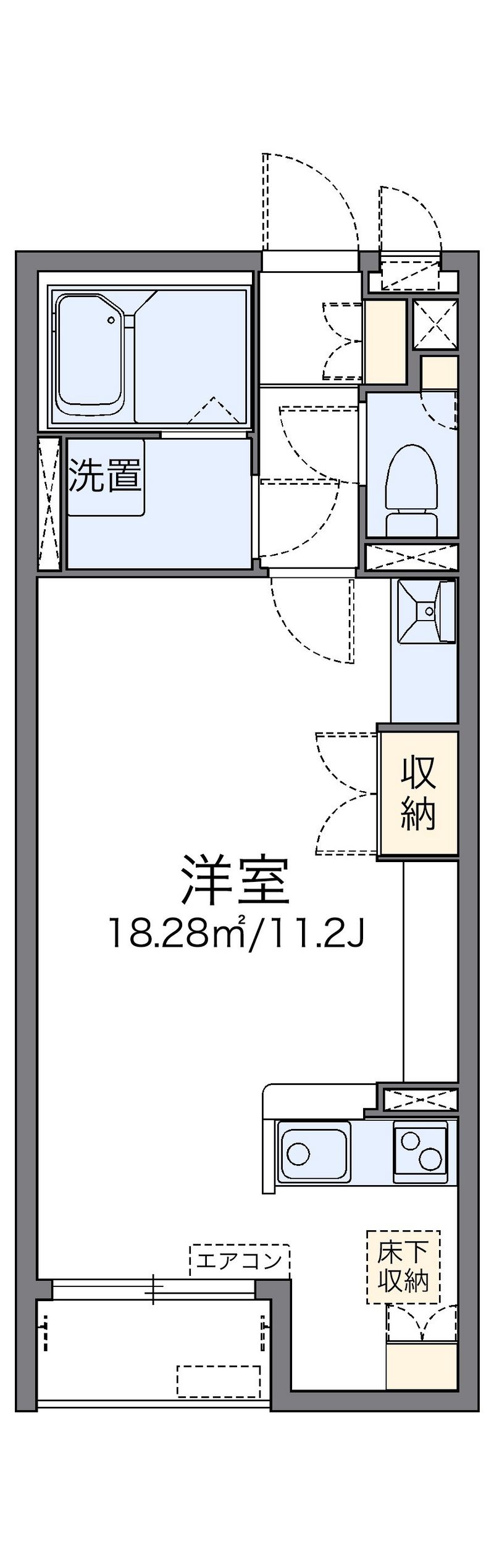 レオネクストオールリバー 間取図