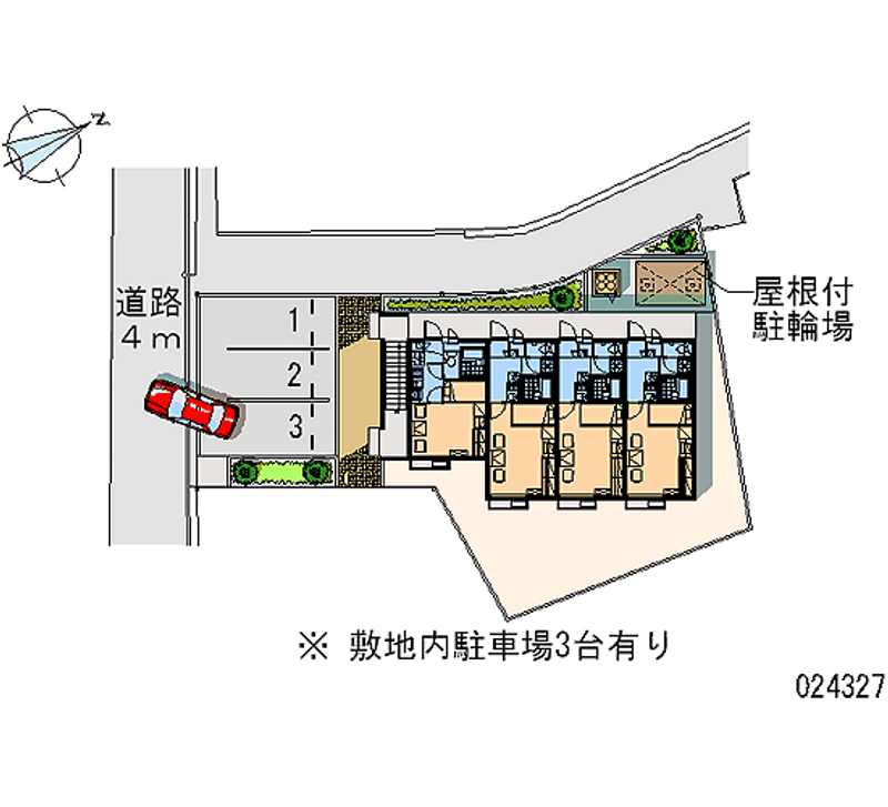 レオパレスラ　ヴィータ 区画図