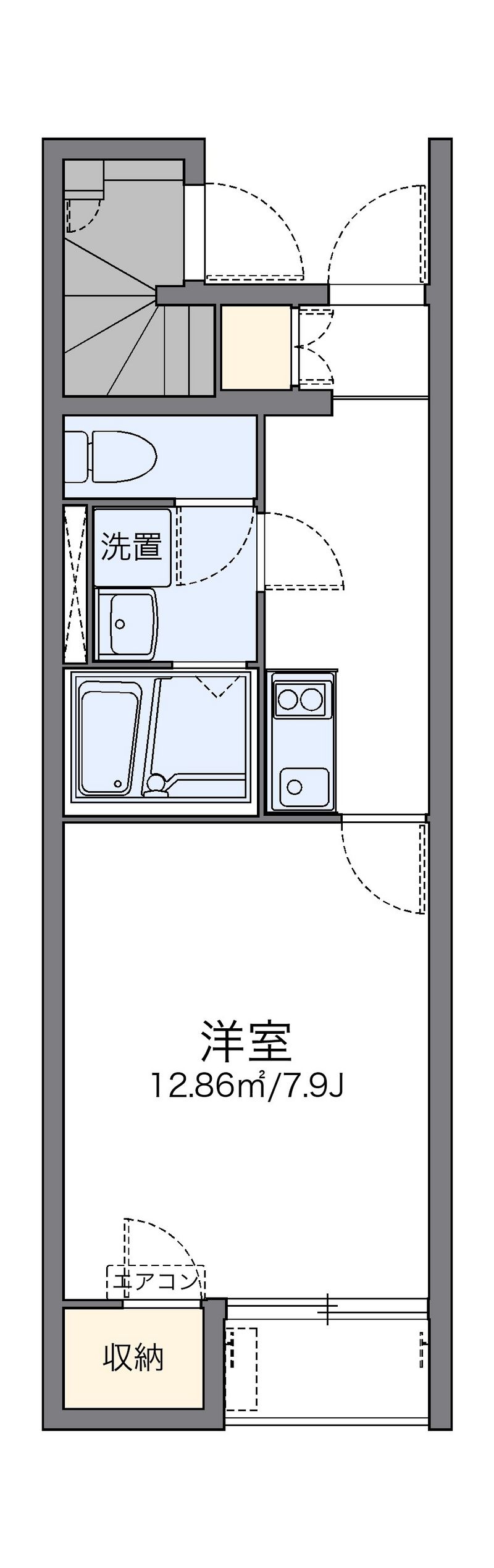 レオネクスト西河原 間取図