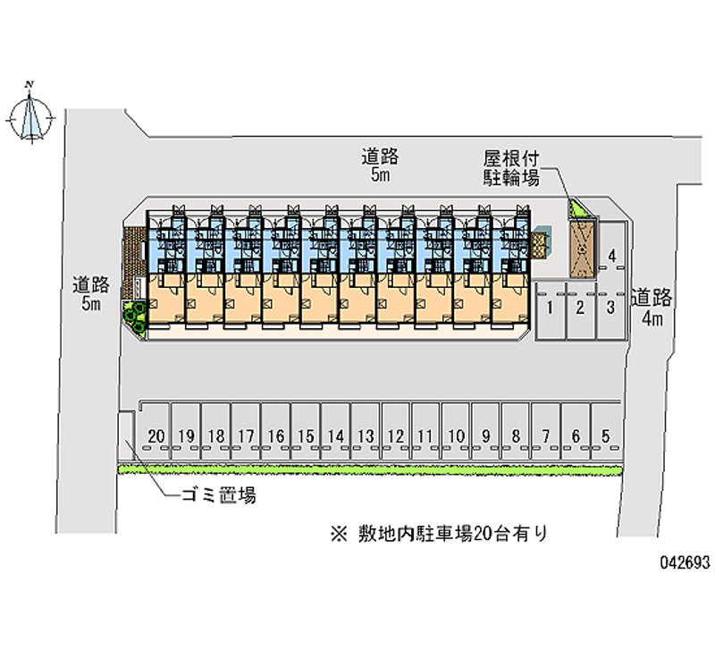 レオネクストからたち 月極駐車場