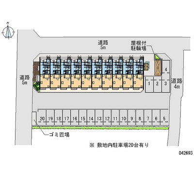 42693 bãi đậu xe hàng tháng