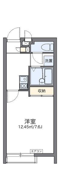 レオパレスなーぐすくＧＵＷＡ 間取り図