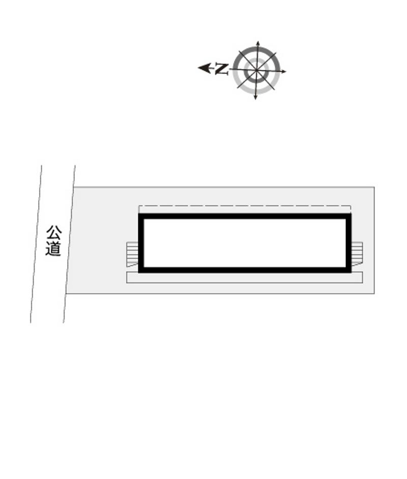 レオパレスグランデＣ 配置図