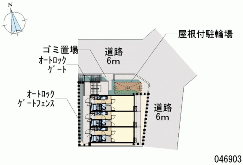 レオパレスひかり 区画図