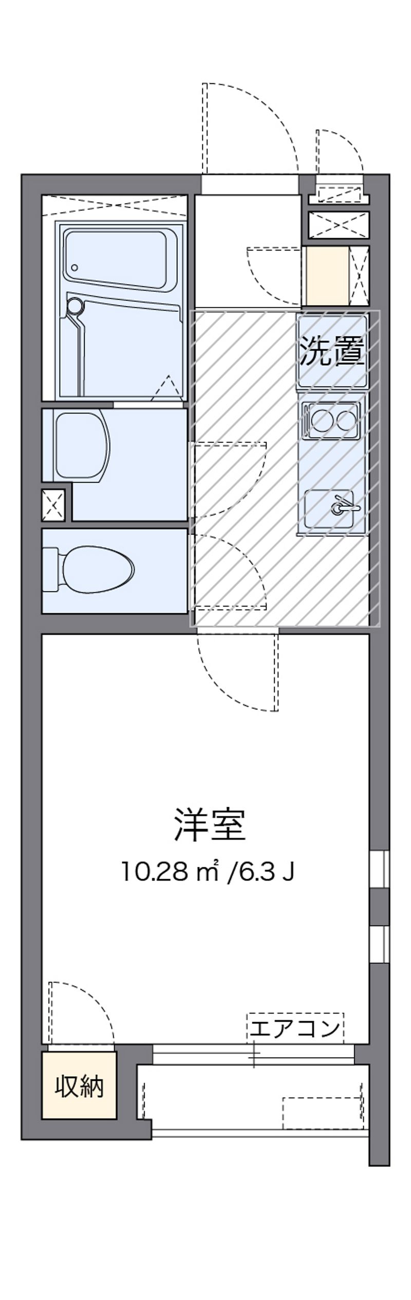 クレイノ湘南辻堂 間取り
