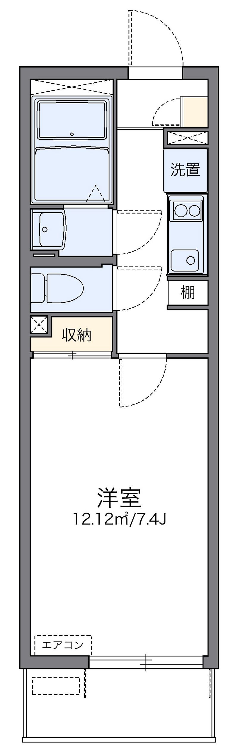 レオネクスト風 間取図