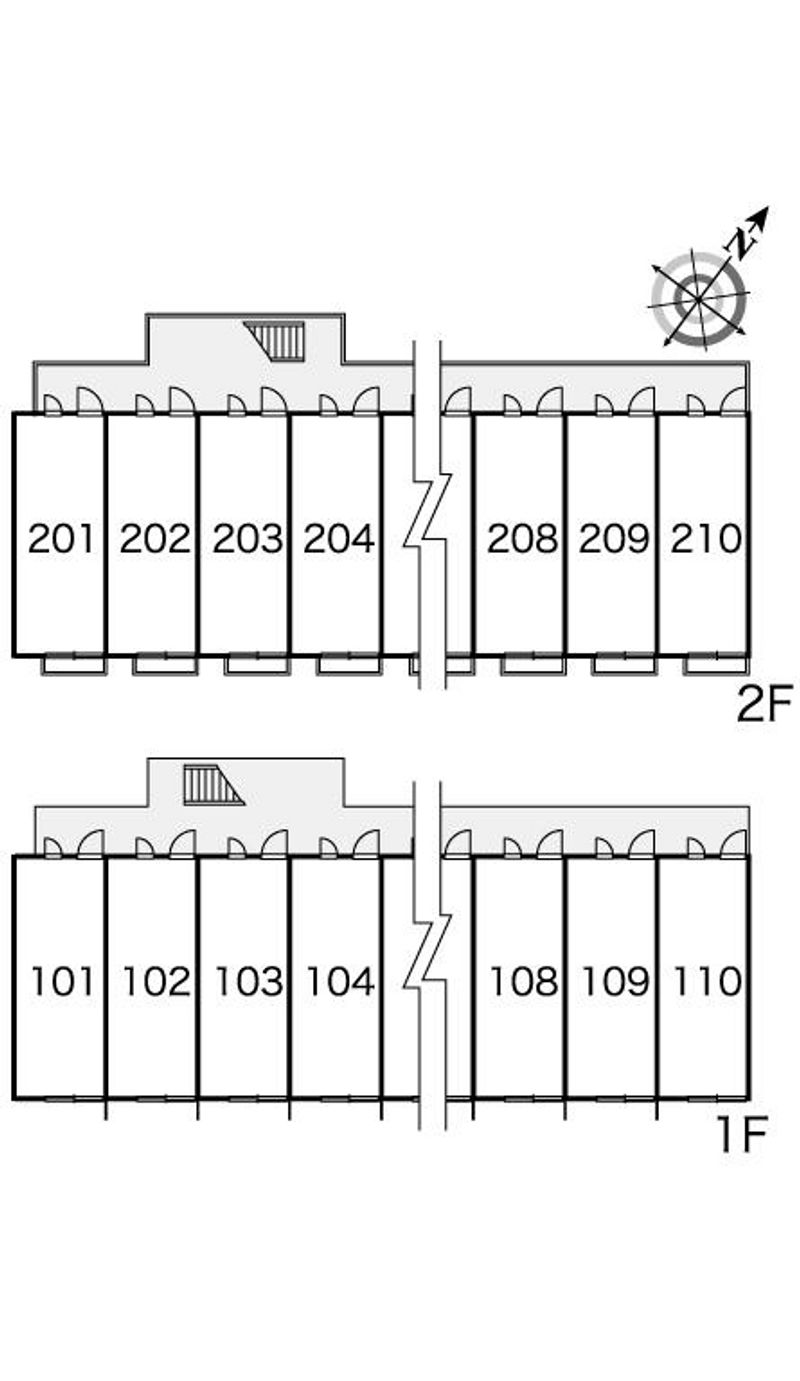 レオパレスラ　エスペランサ 間取り配置図