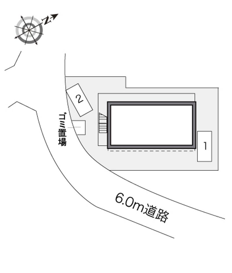 レオパレスモアⅡ 配置図