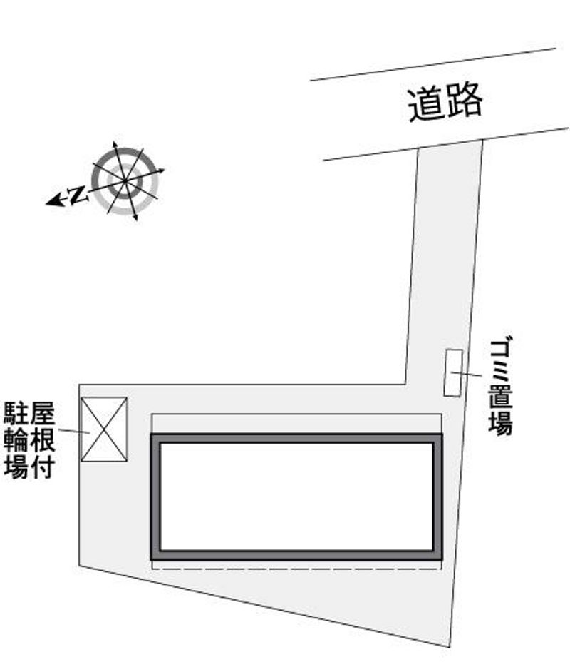 レオパレスオークラ 配置図