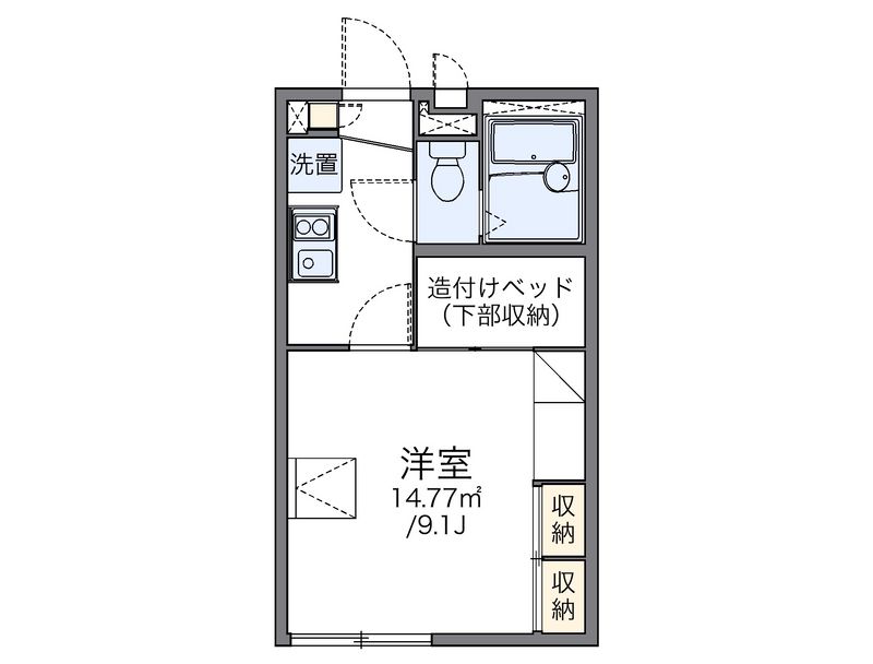 レオパレスフォルティシモ 間取図