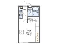 レオパレスフォルティシモ 間取り図