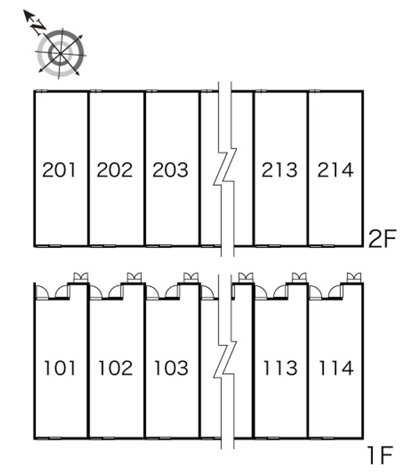レオパレスマーガレット 間取配置図