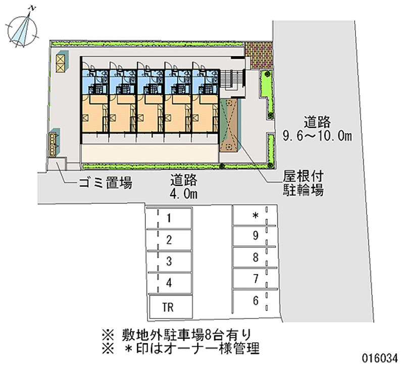 16034 Monthly parking lot