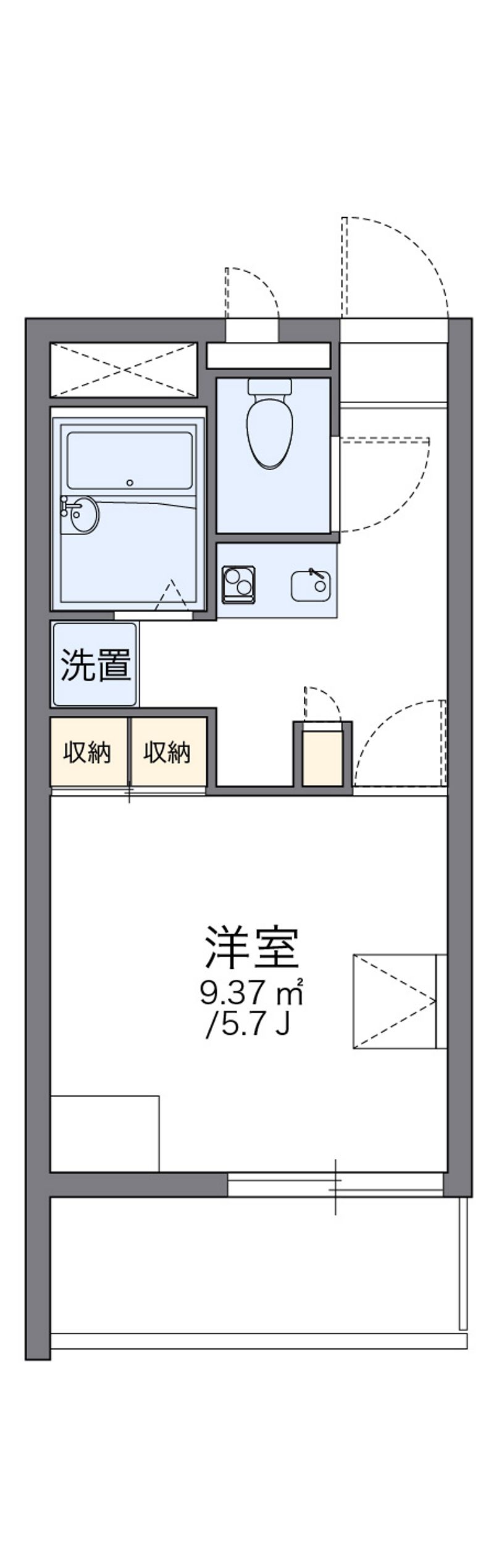 レオパレス原田 間取図