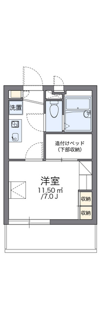 レオパレスＬｕｋｉａ 間取り図