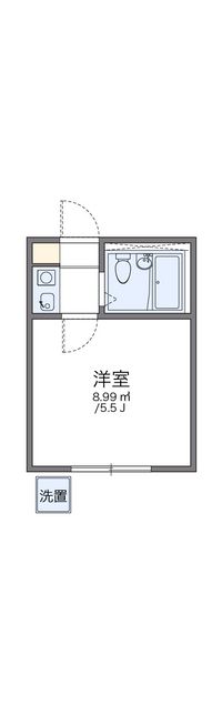 レオパレス北烏山 間取り図