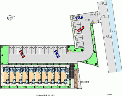 54467 Monthly parking lot