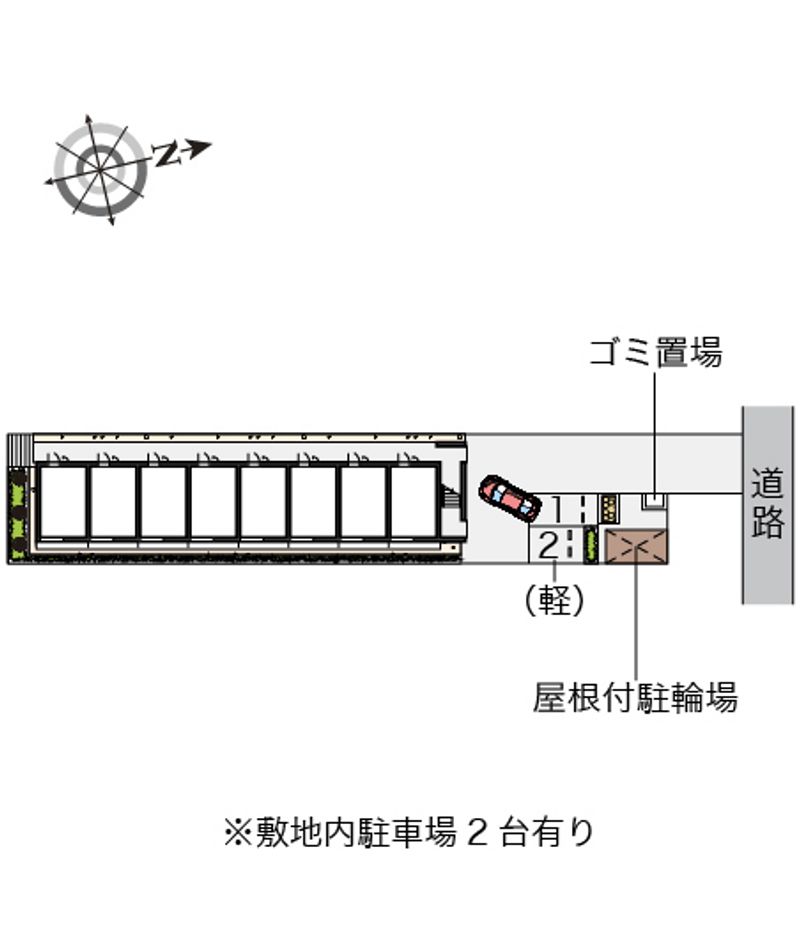 レオパレスＳＫＹ 配置図