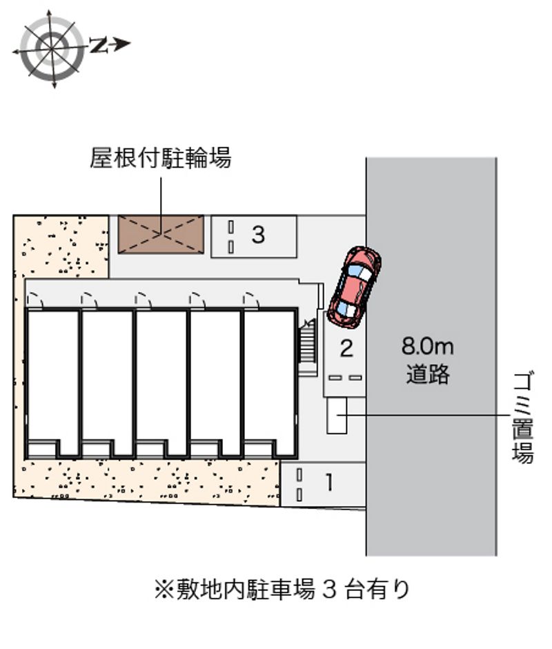 レオネクストアイリス貴船 配置図