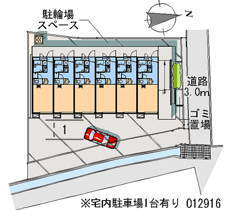 12916 Monthly parking lot