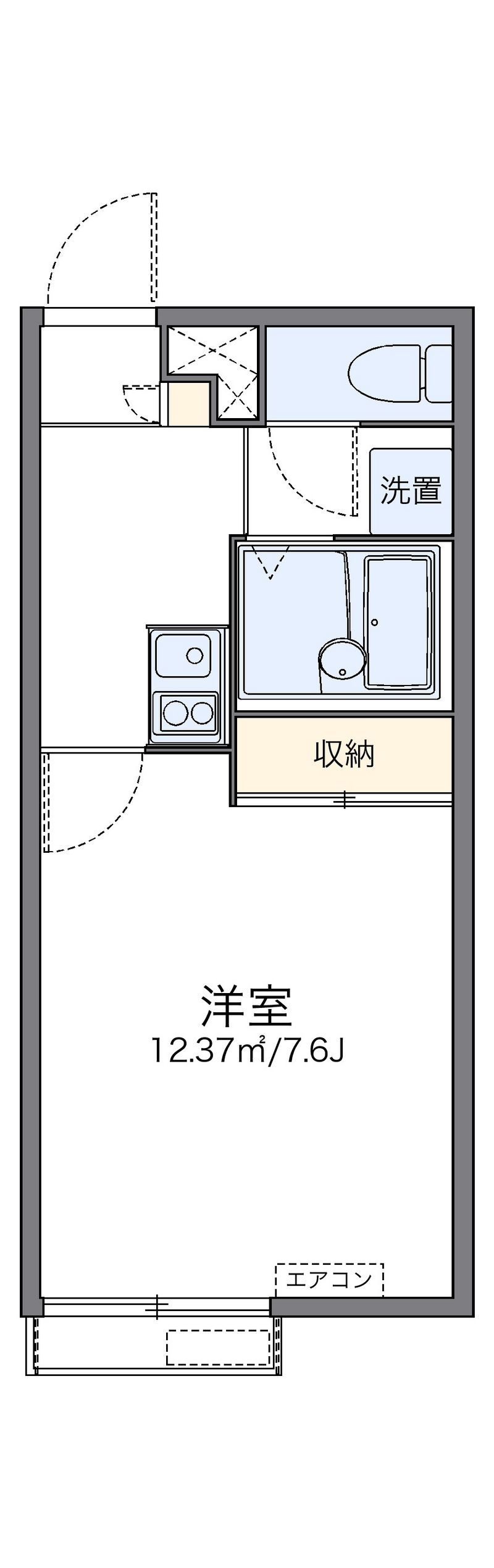 レオパレスメイセイⅢ 間取図