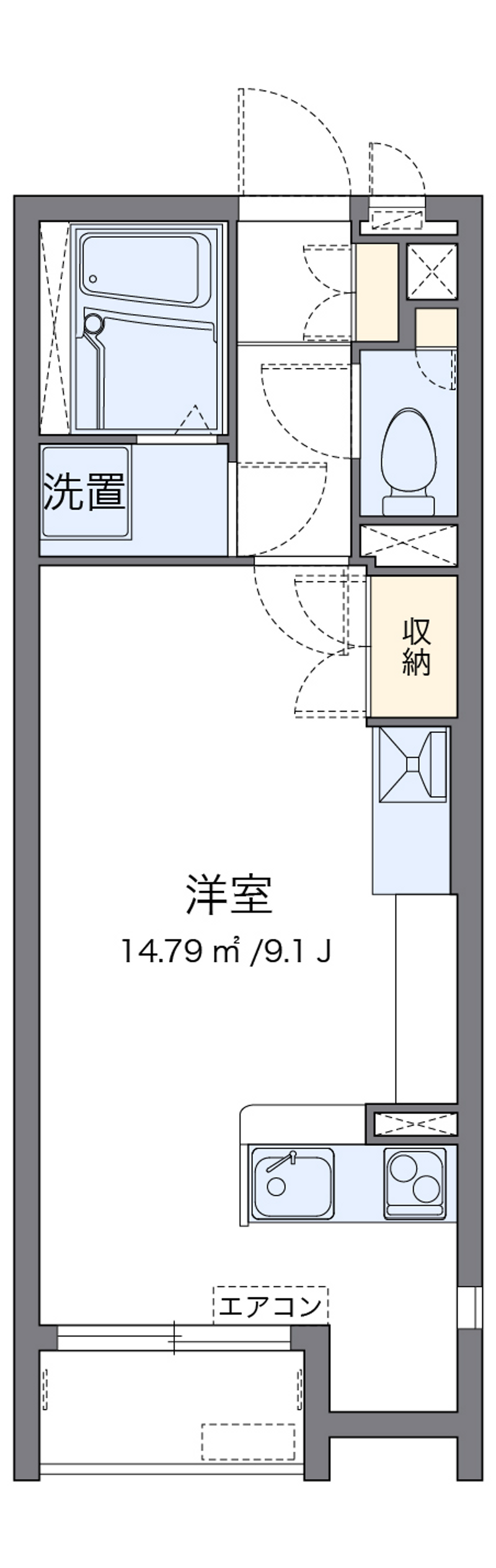 レオネクスト相馬Ⅱ 間取り