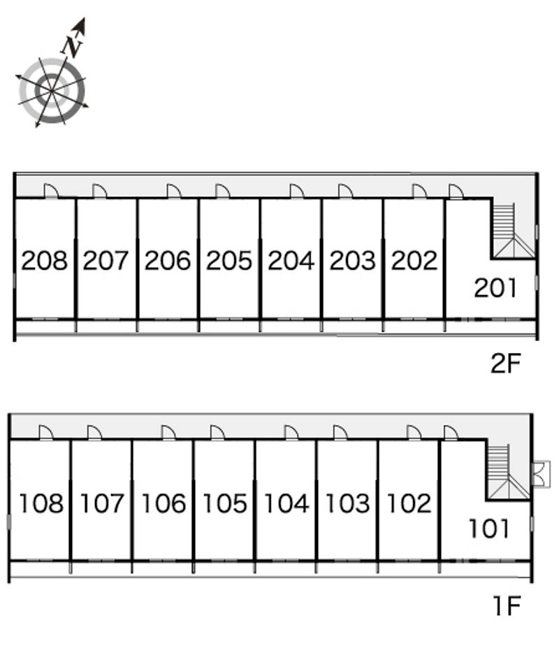レオパレスドリーム 間取配置図