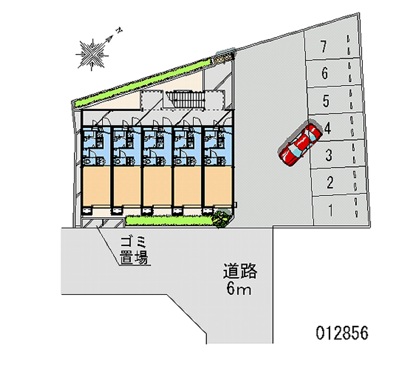 12856月租停車場