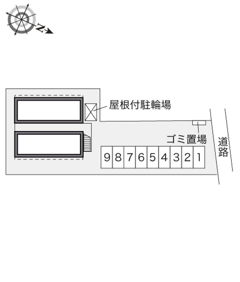 レオパレスかすみ草 駐車場