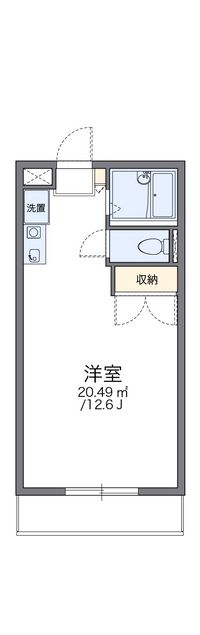 レオパレスミライ 間取り図