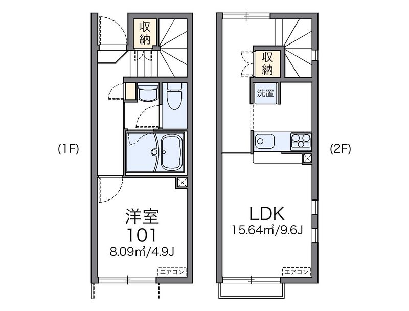 レオネクストサン　カーム 間取図