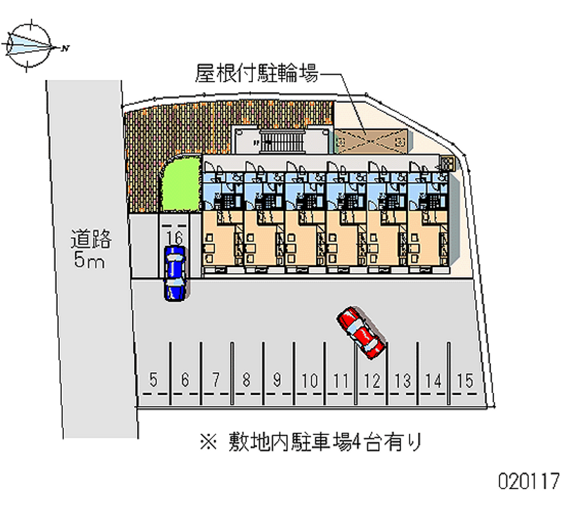 20117 Monthly parking lot