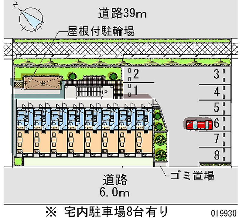 レオパレスパティオ富士見が丘 区画図