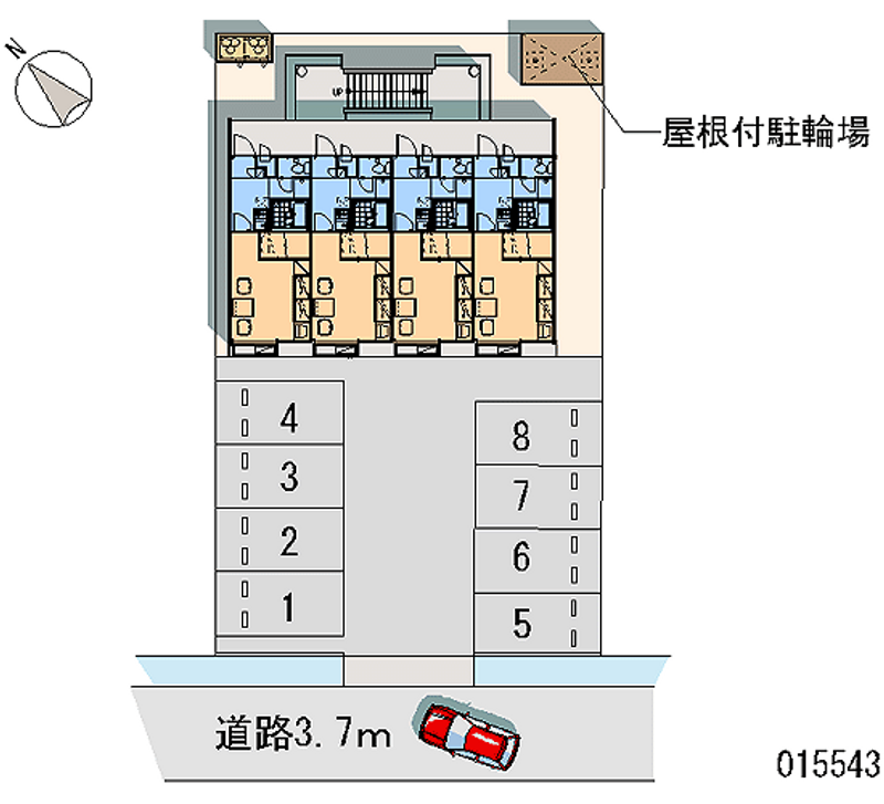 レオパレス西社口 月極駐車場