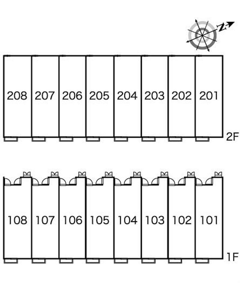 レオパレスＵＹ 間取り配置図