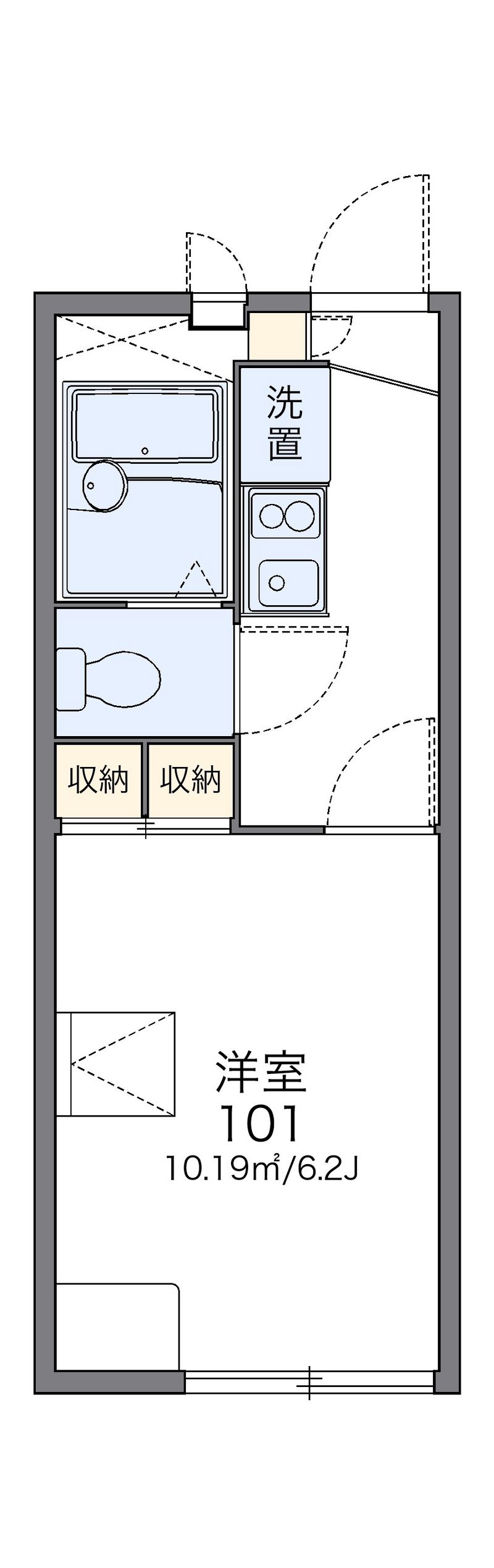 レオパレスＪ・Ｙ 間取図