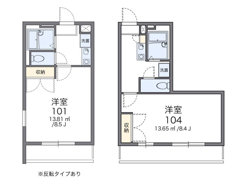 レオパレス藤本Ｉ 間取図