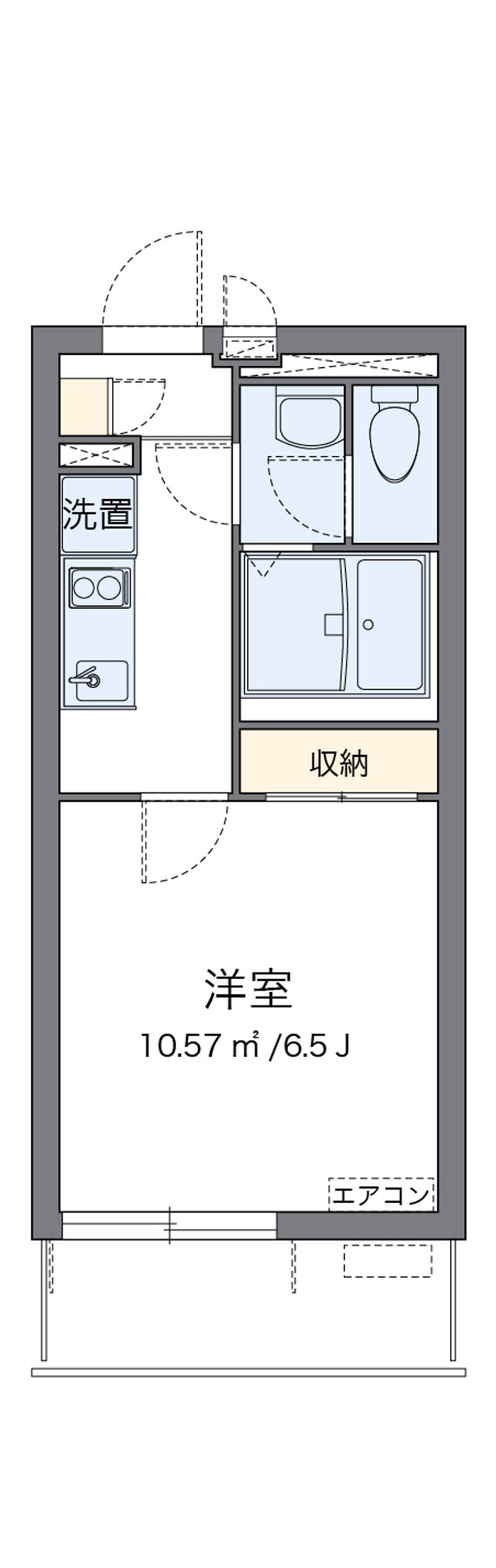 クレイノソルテ 間取図