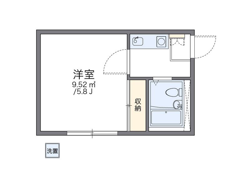 レオパレス西新井第１ 間取図