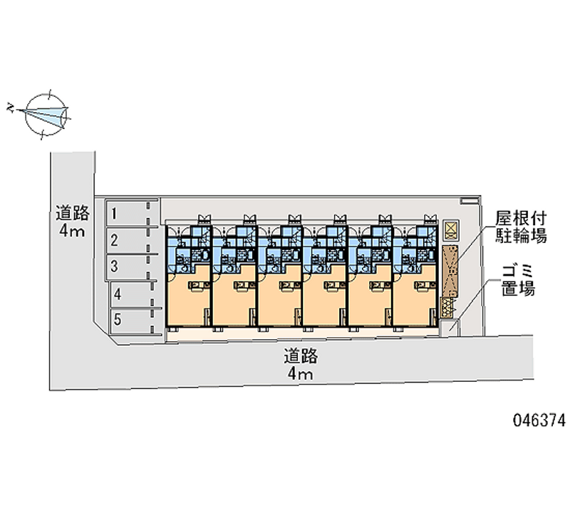 レオネクスト新町 区画図