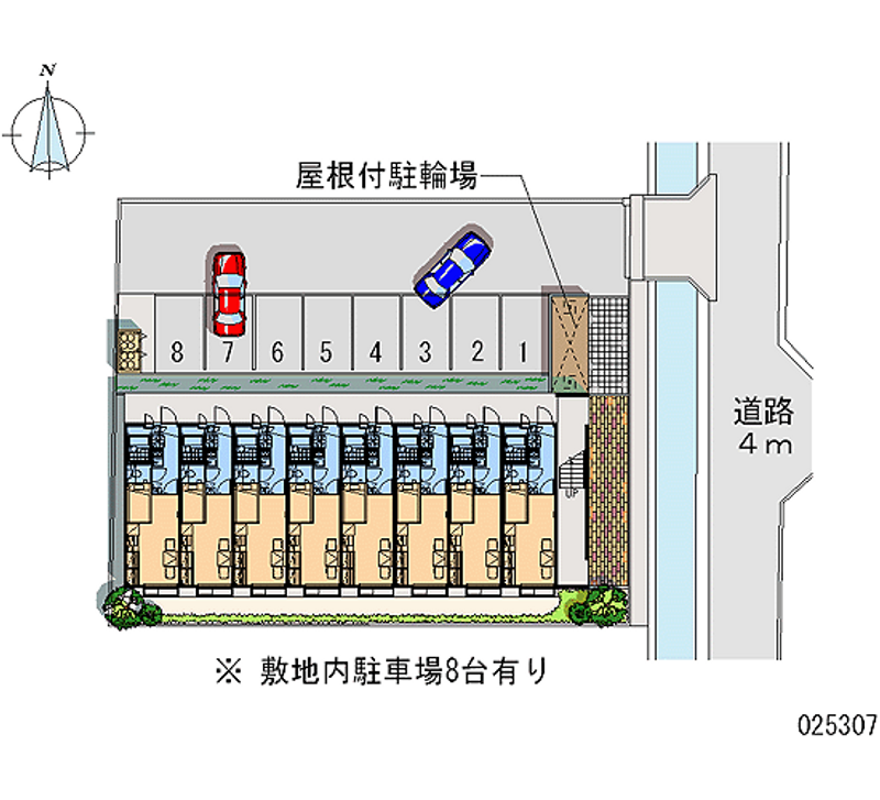 25307 Monthly parking lot