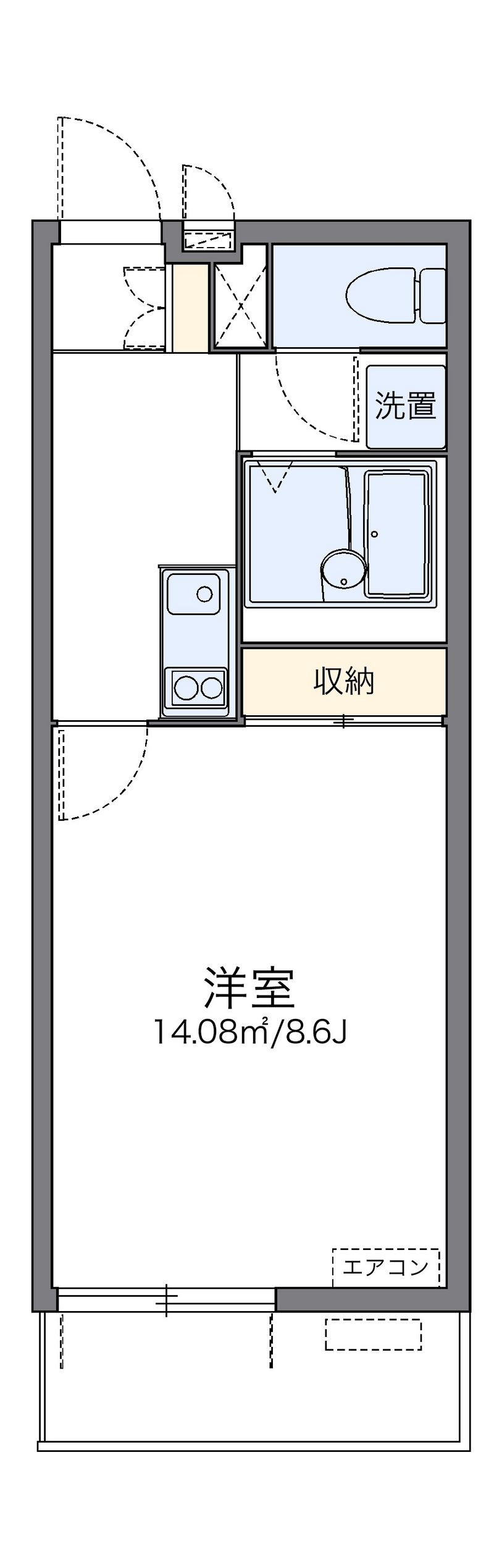 レオネクストゆーとぴあ 間取図